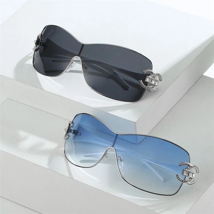 Wrap Around Shield Sunglasses
