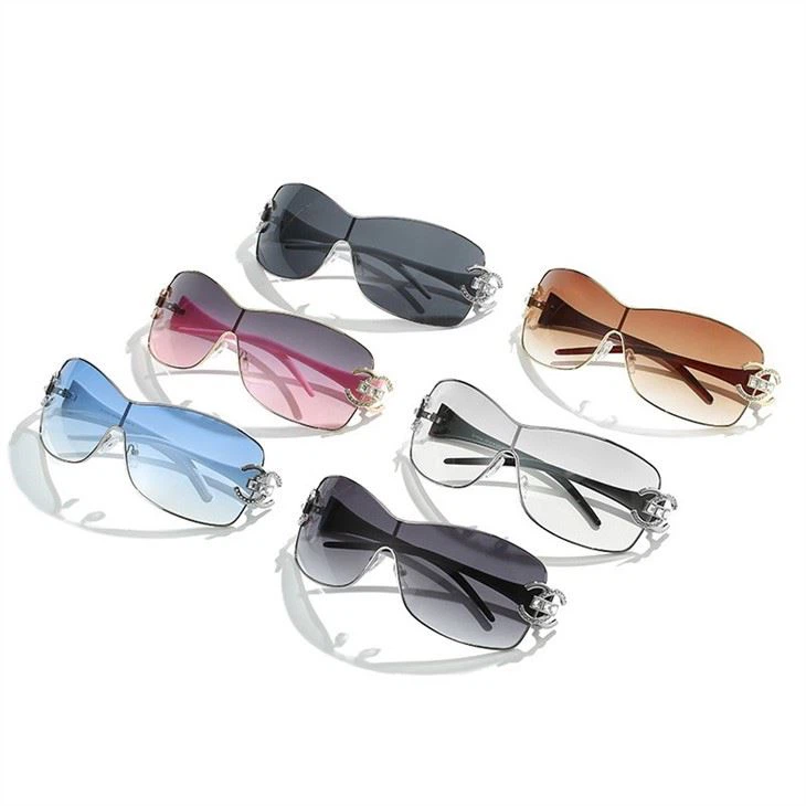 Wrap Around Shield Sunglasses